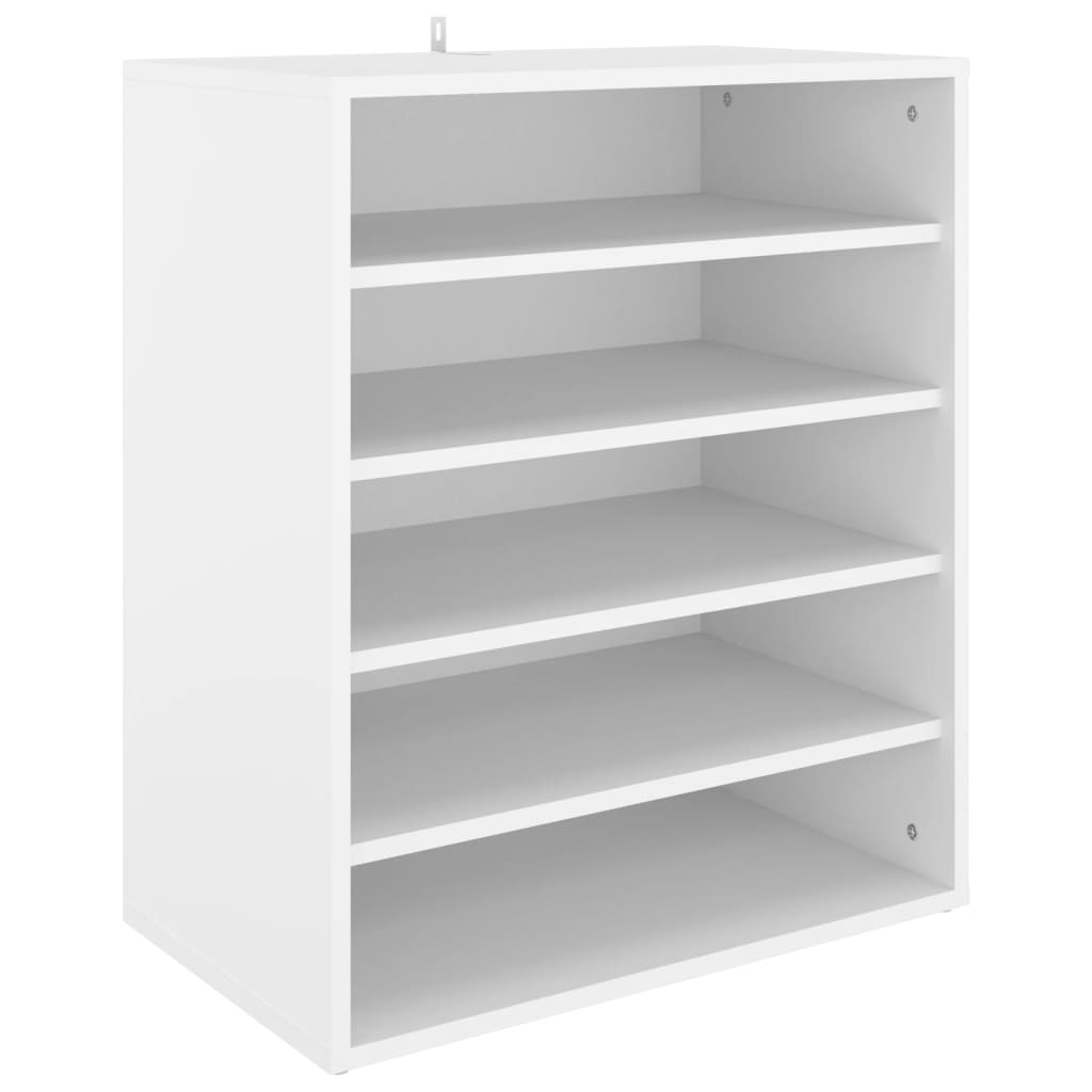 Skoskap Hvit 60X35X70 Cm Konstruert Tre