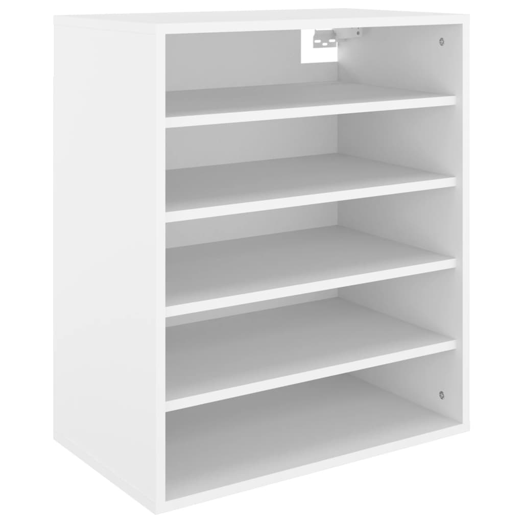 Skoskap Hvit 60X35X70 Cm Konstruert Tre