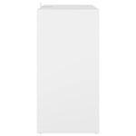 Skoskap Hvit 60X35X70 Cm Konstruert Tre