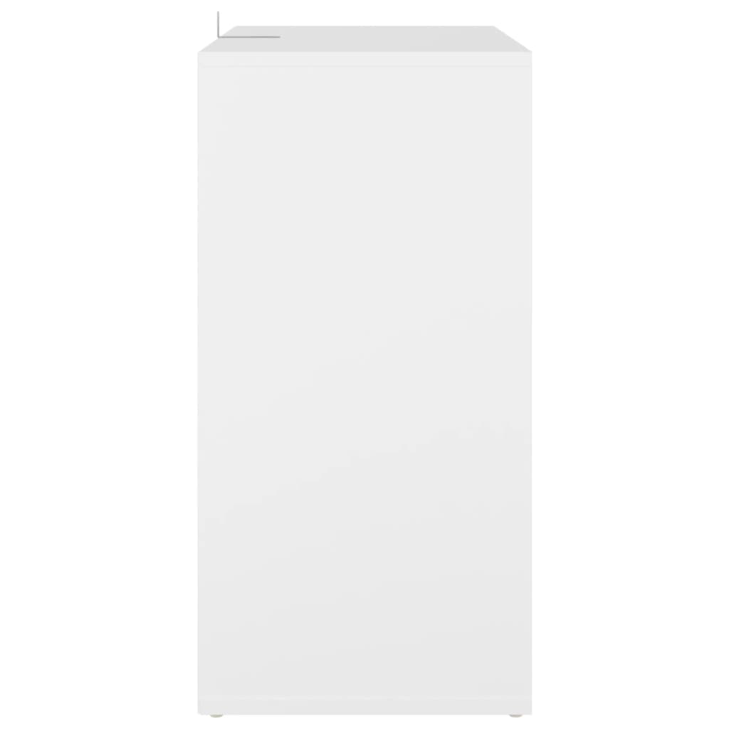 Skoskap Hvit 60X35X70 Cm Konstruert Tre