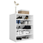 Skoskap Hvit 60X35X70 Cm Konstruert Tre
