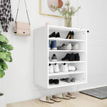 Skoskap Hvit 60X35X70 Cm Konstruert Tre
