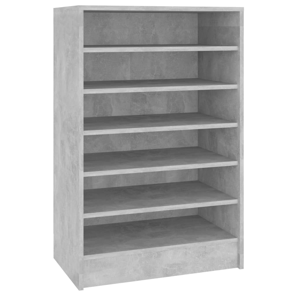 Skoskap Betonggrå 60X35X92 Cm Konstruert Tre