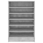 Skoskap Betonggrå 60X35X92 Cm Konstruert Tre