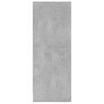 Skoskap Betonggrå 60X35X92 Cm Konstruert Tre