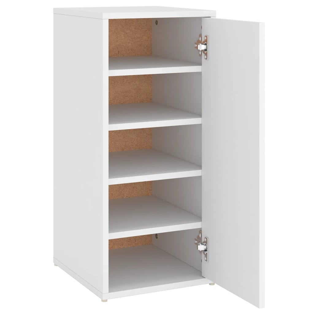Skoskap Hvit 32X35X70 Cm Konstruert Tre