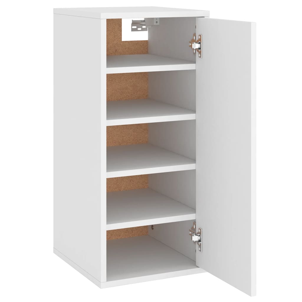 Skoskap Hvit 32X35X70 Cm Konstruert Tre