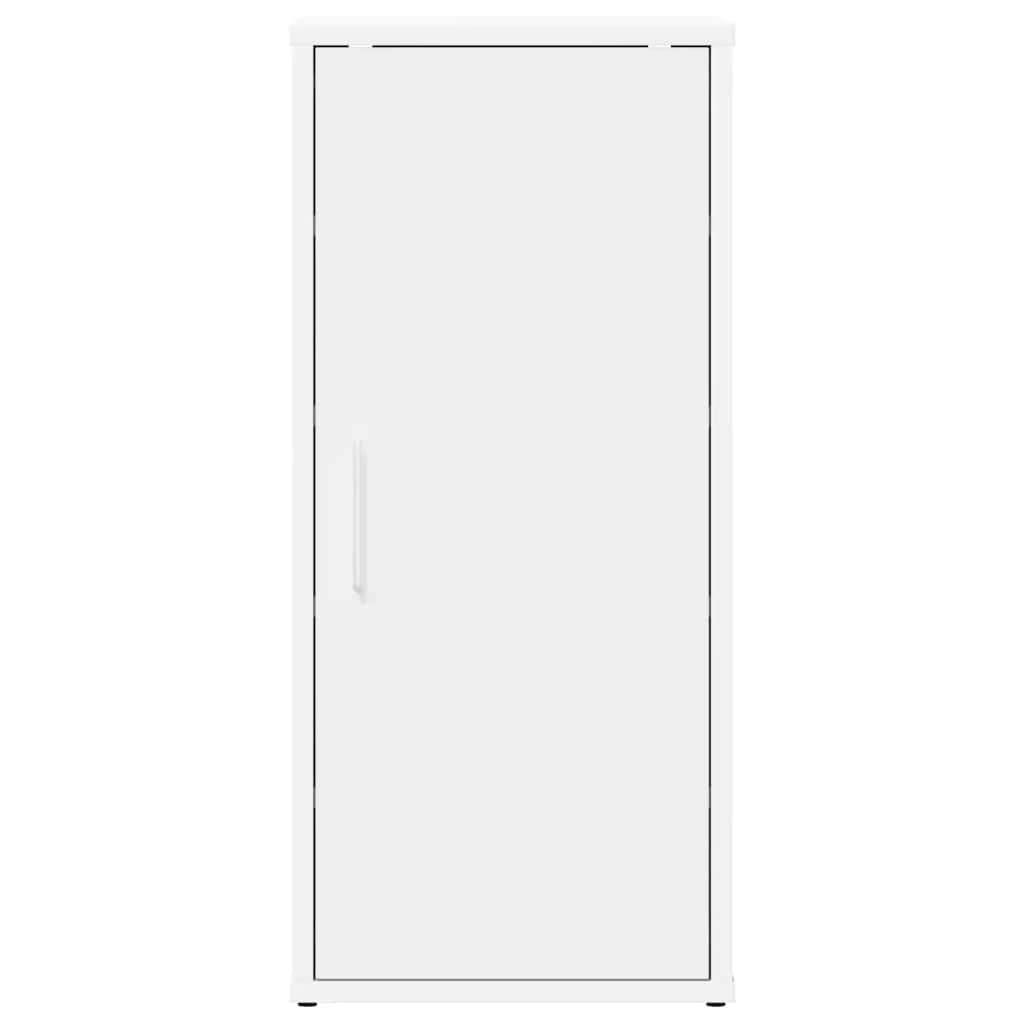 Skoskap Hvit 2 Stk 32X35X70 Cm Sponplate
