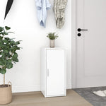 Skoskap Hvit 2 Stk 32X35X70 Cm Sponplate