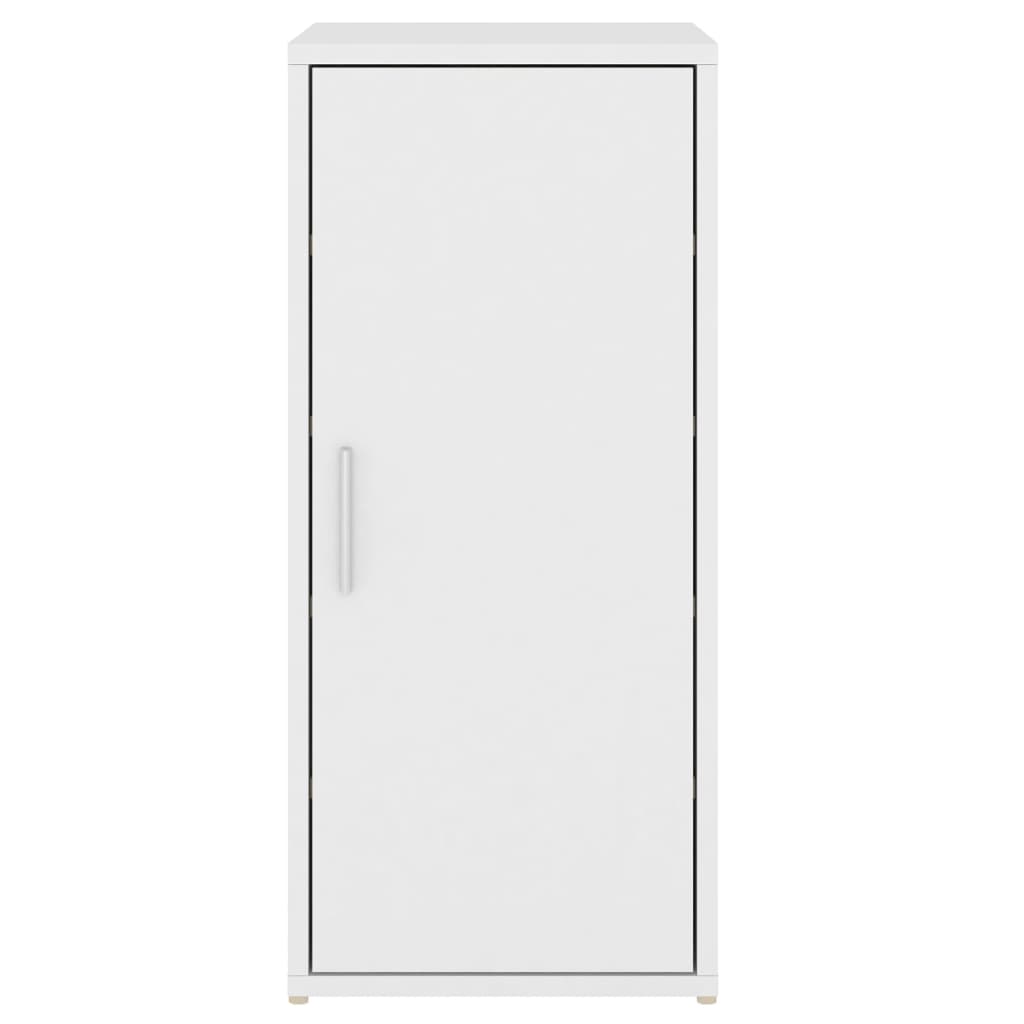 Skoskap Hvit 2 Stk 32X35X70 Cm Sponplate
