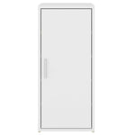 Skoskap Hvit 2 Stk 32X35X70 Cm Sponplate