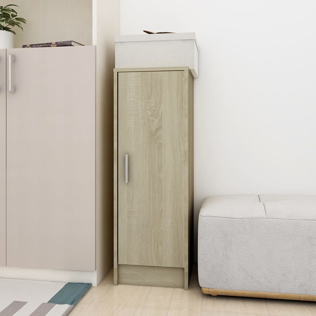 Skoskap Sonoma Eik 32X35X92 Cm Konstruert Tre