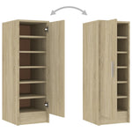 Skoskap Sonoma Eik 32X35X92 Cm Konstruert Tre