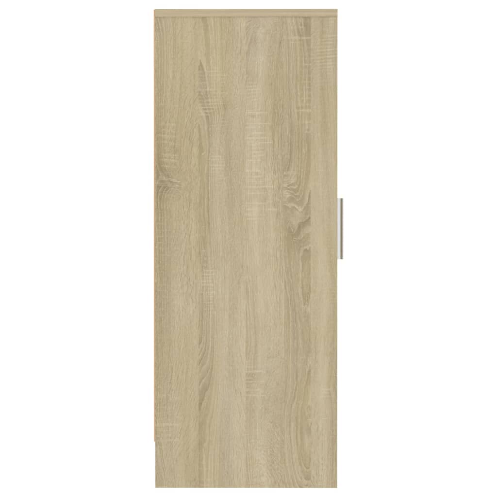 Skoskap Sonoma Eik 32X35X92 Cm Konstruert Tre