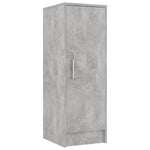 Skoskap Betonggrå 32X35X92 Cm Konstruert Tre