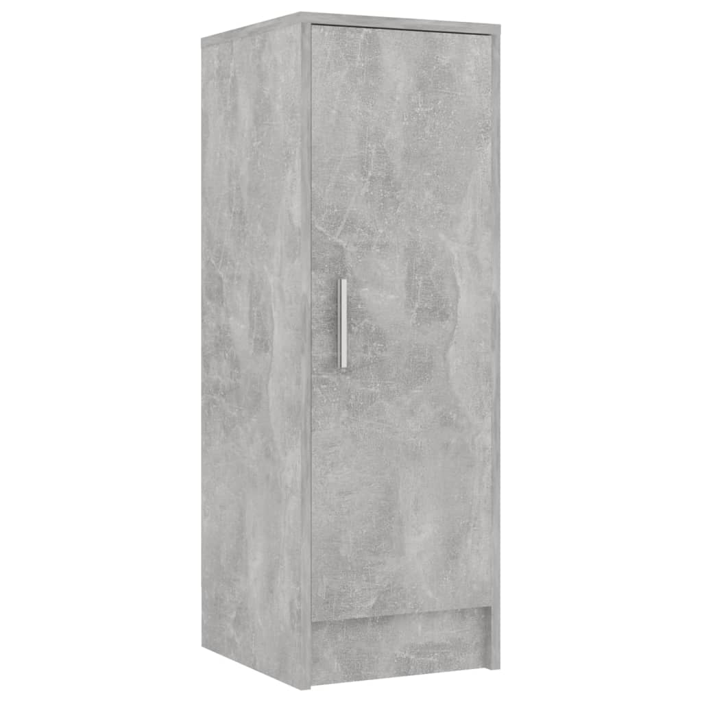 Skoskap Betonggrå 32X35X92 Cm Konstruert Tre