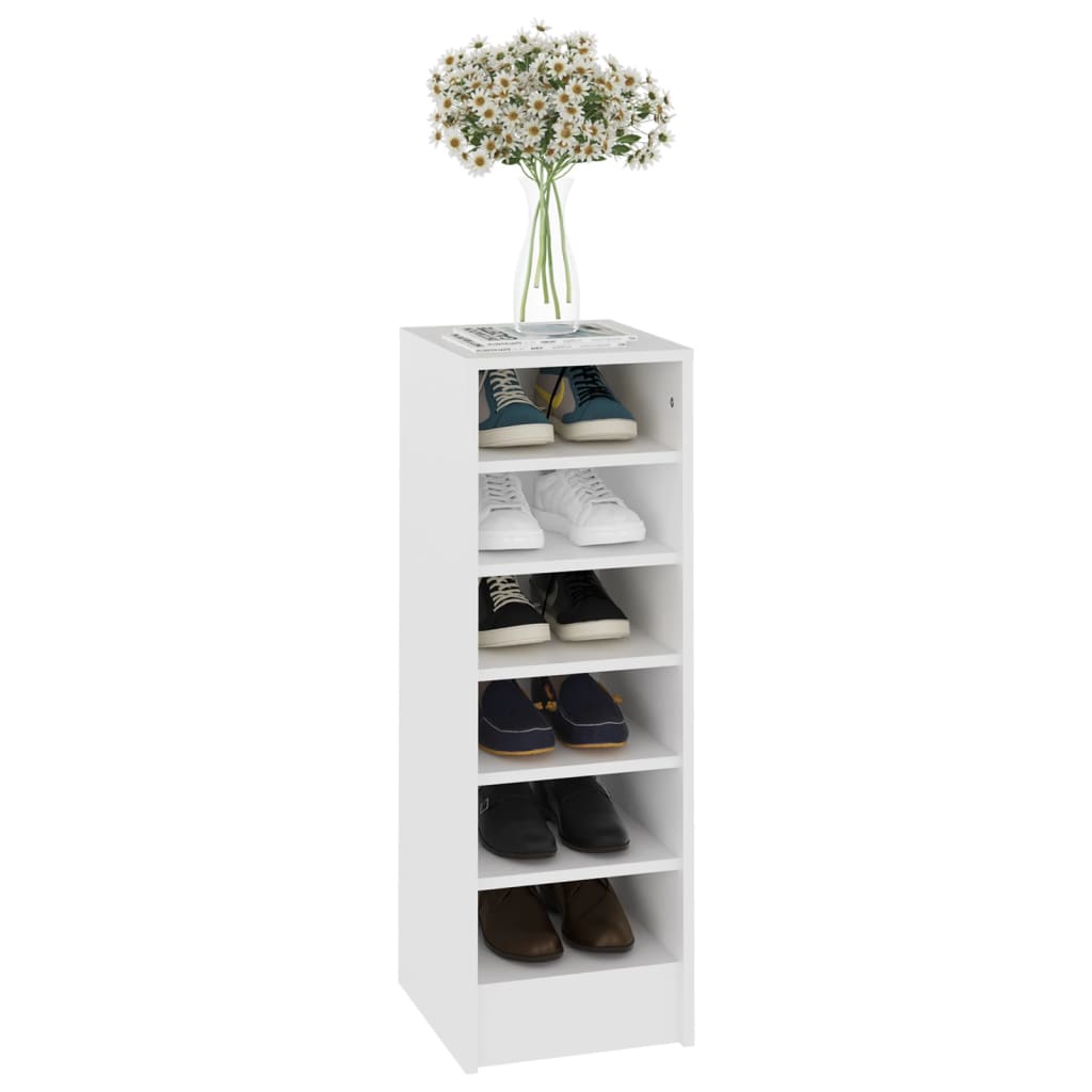 Skoskap Hvit 31,5X35X90 Cm Konstruert Tre