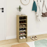 Skoskap Sonoma Eik 31,5X35X90 Cm Konstruert Tre