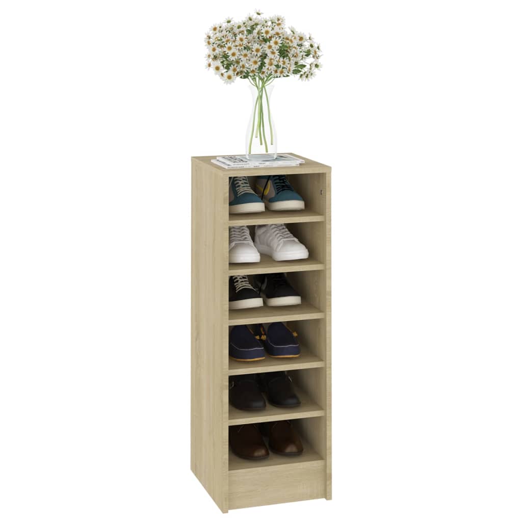 Skoskap Sonoma Eik 31,5X35X90 Cm Konstruert Tre
