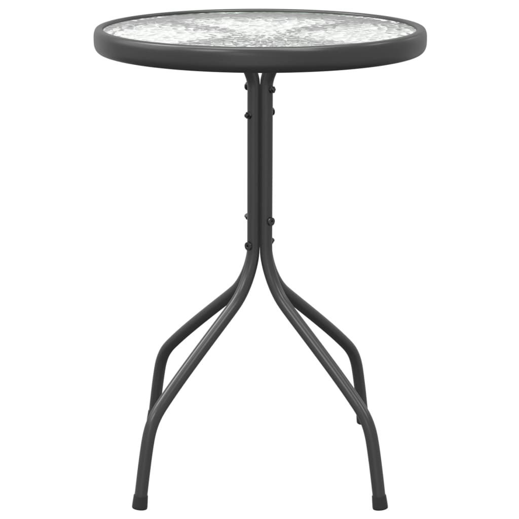 Hagebord Ø50X71 Cm Stål Antrasitt