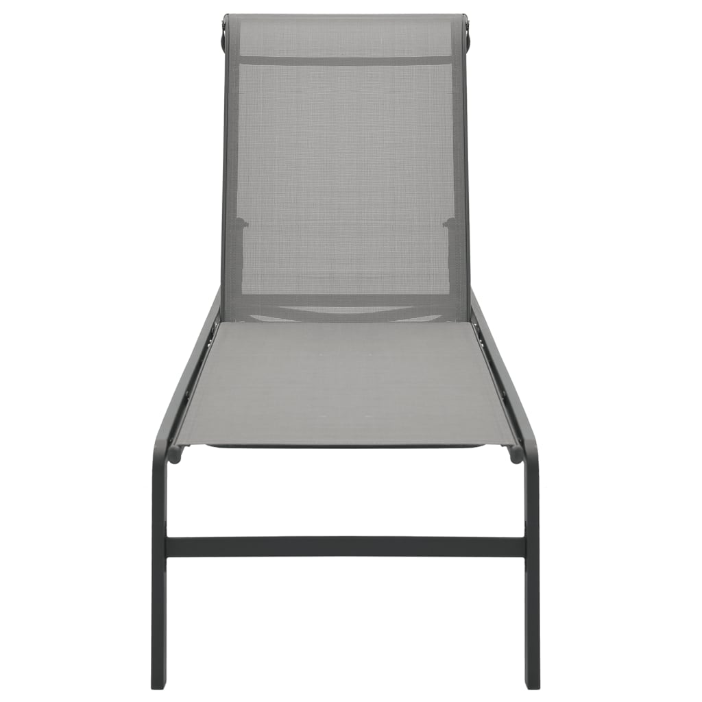 Solsenger 2 Stk Med Bord Textilene Og Stål