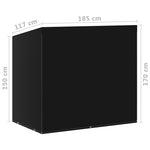 Trekk Til Huskebenk 2 Stk 6 Maljer 185X117X170 Cm