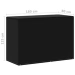 Hagemøbeltrekk Til Gassgrill 2 Stk 6 Maljer 180X80X125 Cm