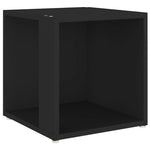 Sidebord Svart 33X33X34,5 Cm Konstruert Tre
