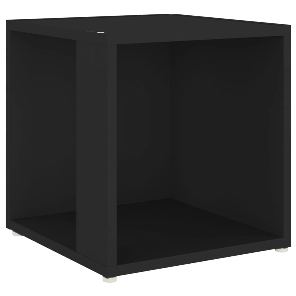 Sidebord Svart 33X33X34,5 Cm Konstruert Tre