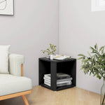 Sidebord Svart 33X33X34,5 Cm Konstruert Tre