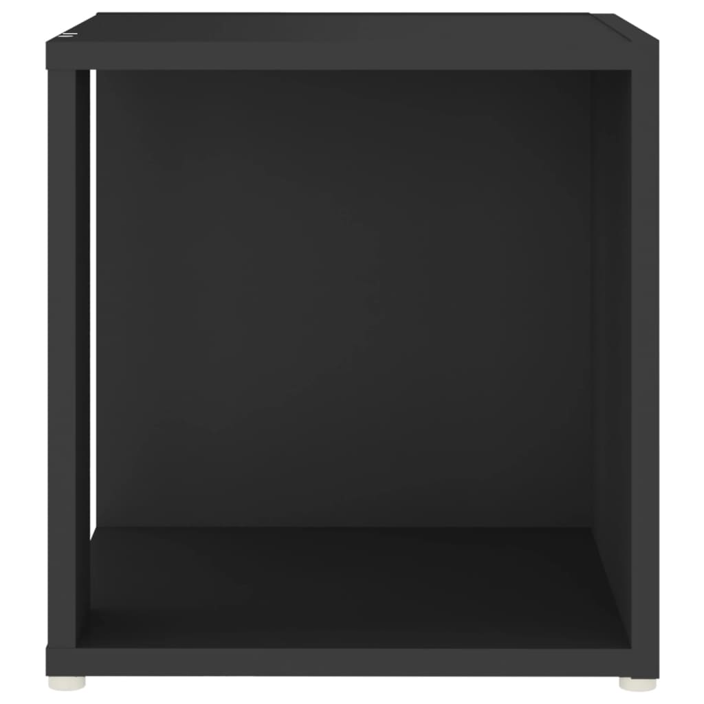 Sidebord Svart 33X33X34,5 Cm Konstruert Tre