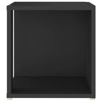 Sidebord Svart 33X33X34,5 Cm Konstruert Tre