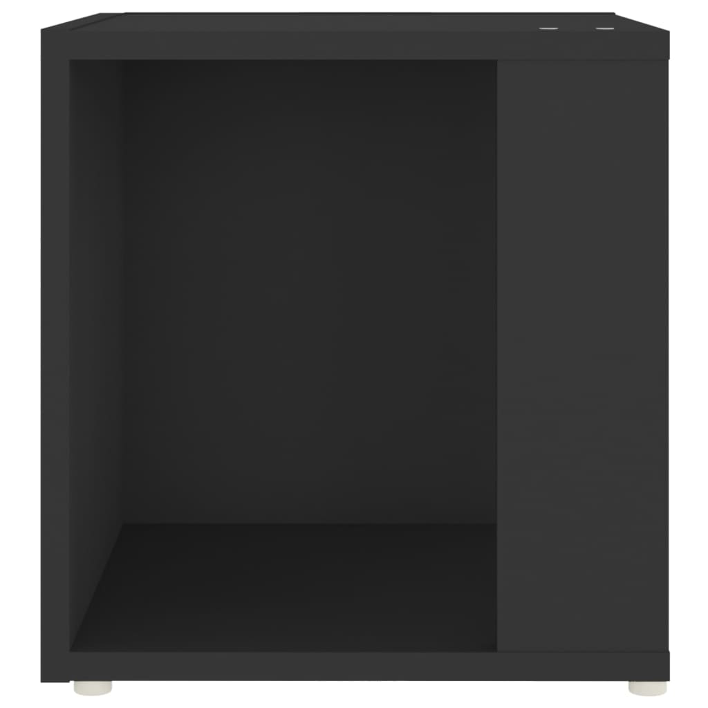 Sidebord Svart 33X33X34,5 Cm Konstruert Tre