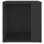 Sidebord Svart 33X33X34,5 Cm Konstruert Tre