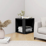 Sidebord Svart 33X33X34,5 Cm Konstruert Tre