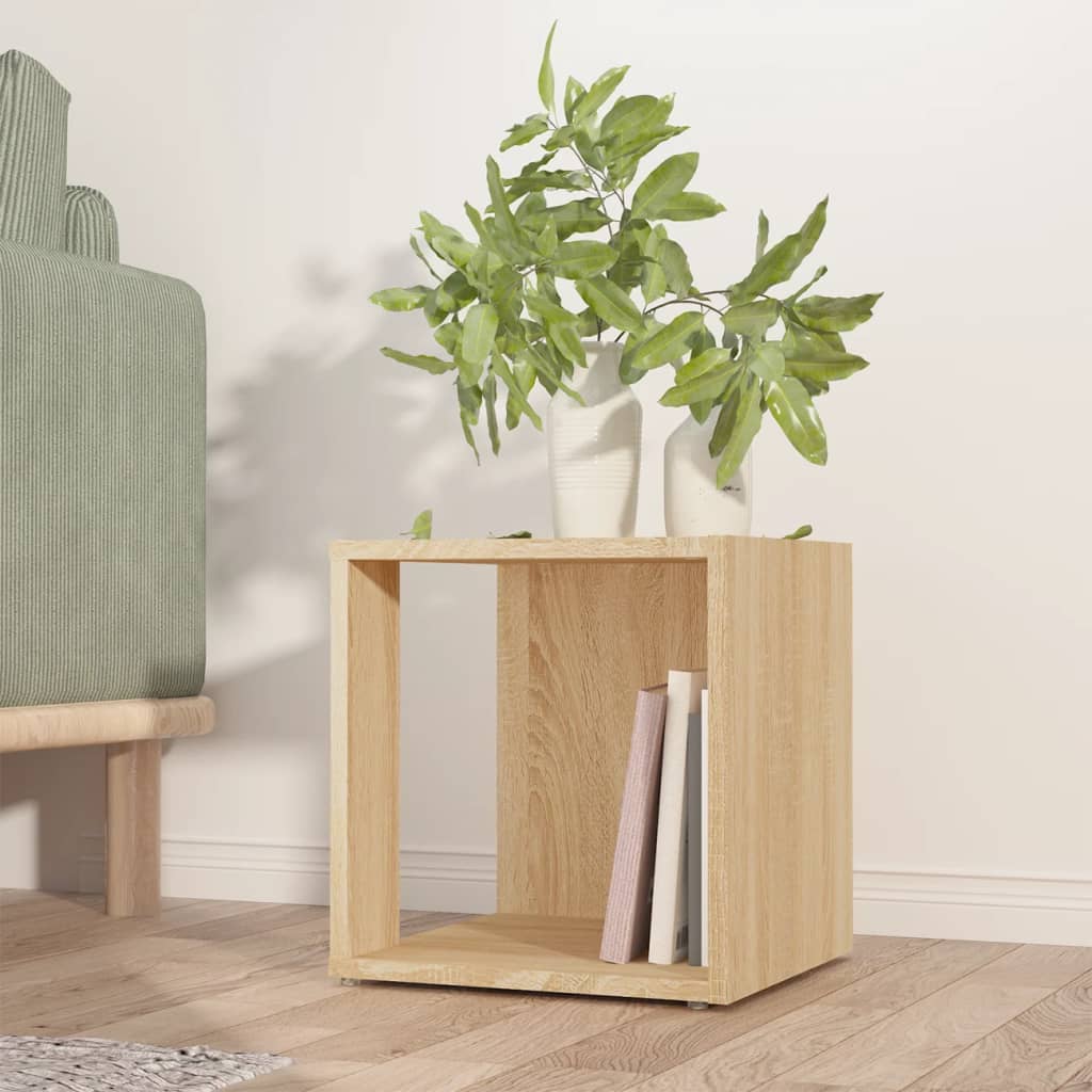 Sidebord Sonoma Eik 33X33X34,5 Cm Konstruert Tre