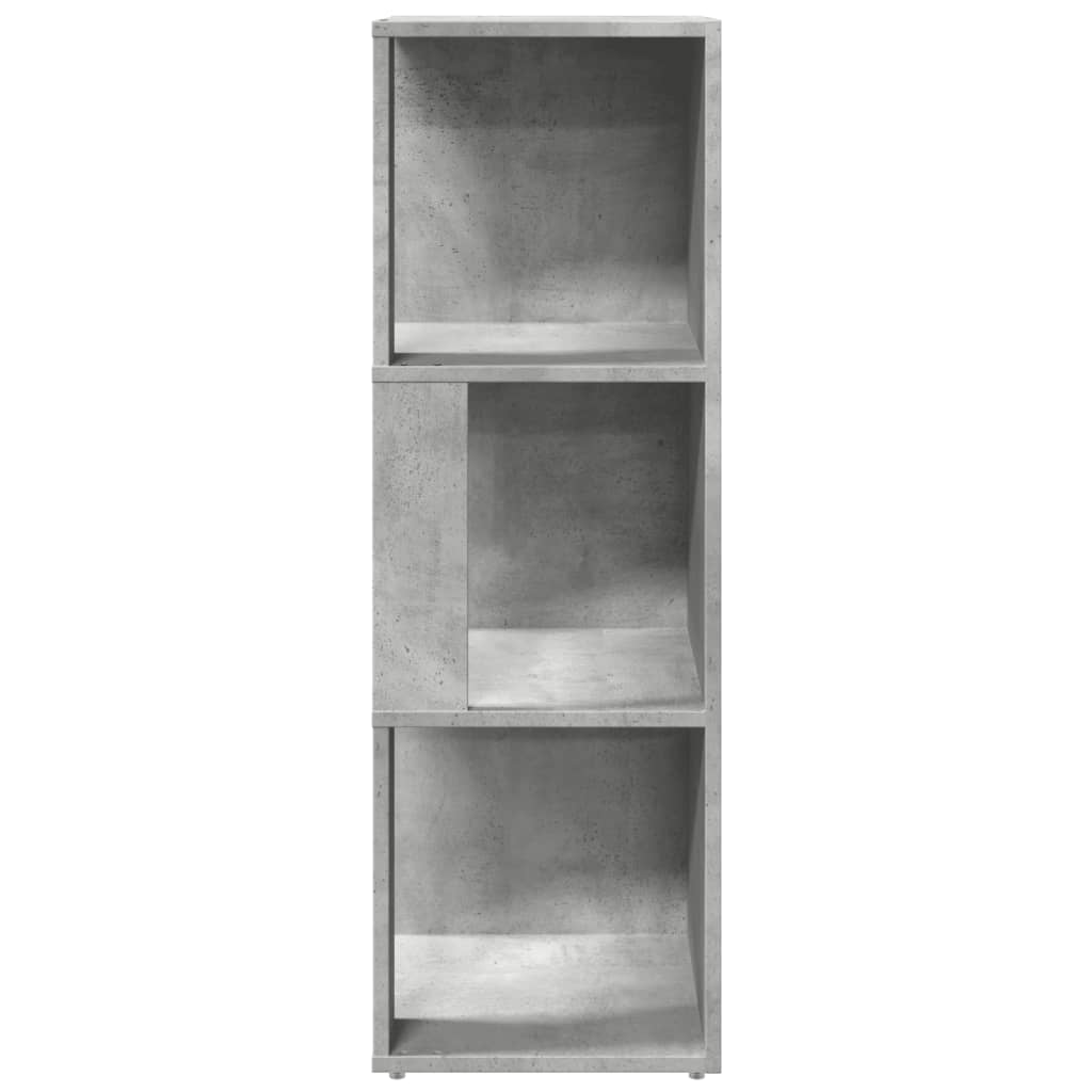 Hjørneskap Betonggrå 33X33X100 Cm Konstruert Tre