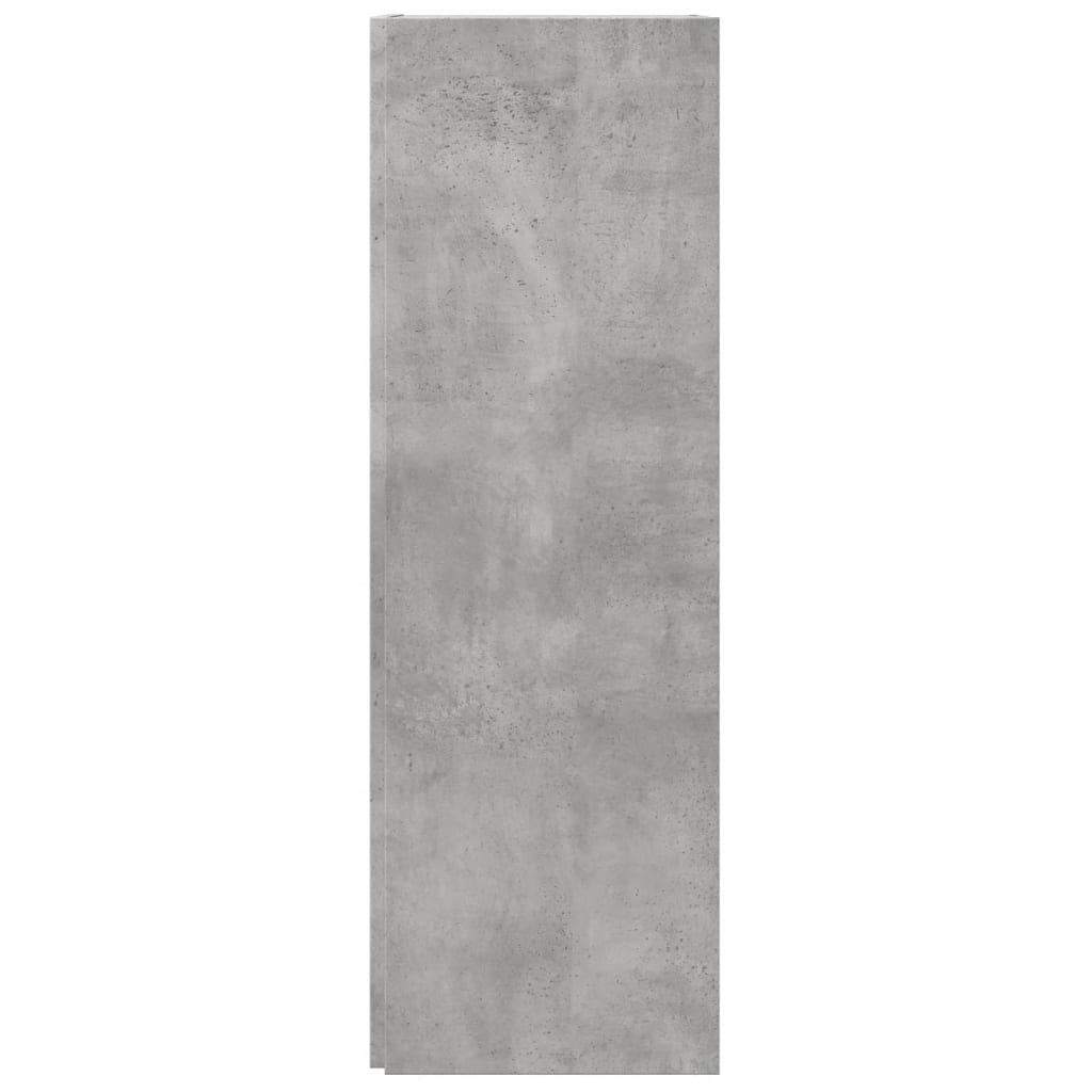 Hjørneskap Betonggrå 33X33X100 Cm Konstruert Tre