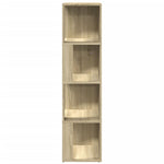 Hjørneskap Sonoma Eik 33X33X132 Cm Konstruert Tre