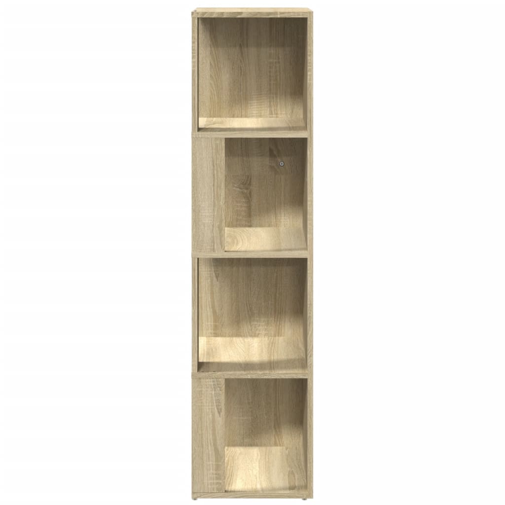 Hjørneskap Sonoma Eik 33X33X132 Cm Konstruert Tre
