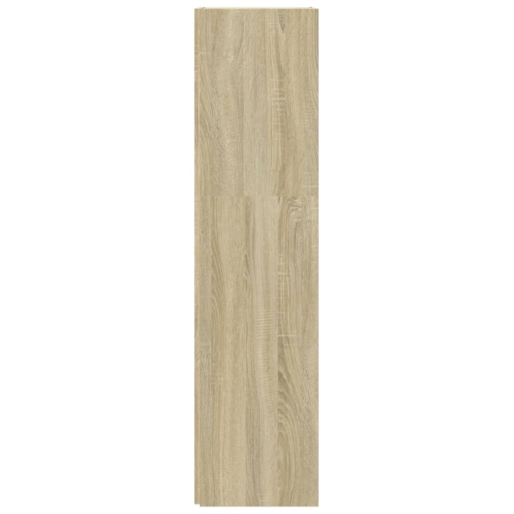Hjørneskap Sonoma Eik 33X33X132 Cm Konstruert Tre