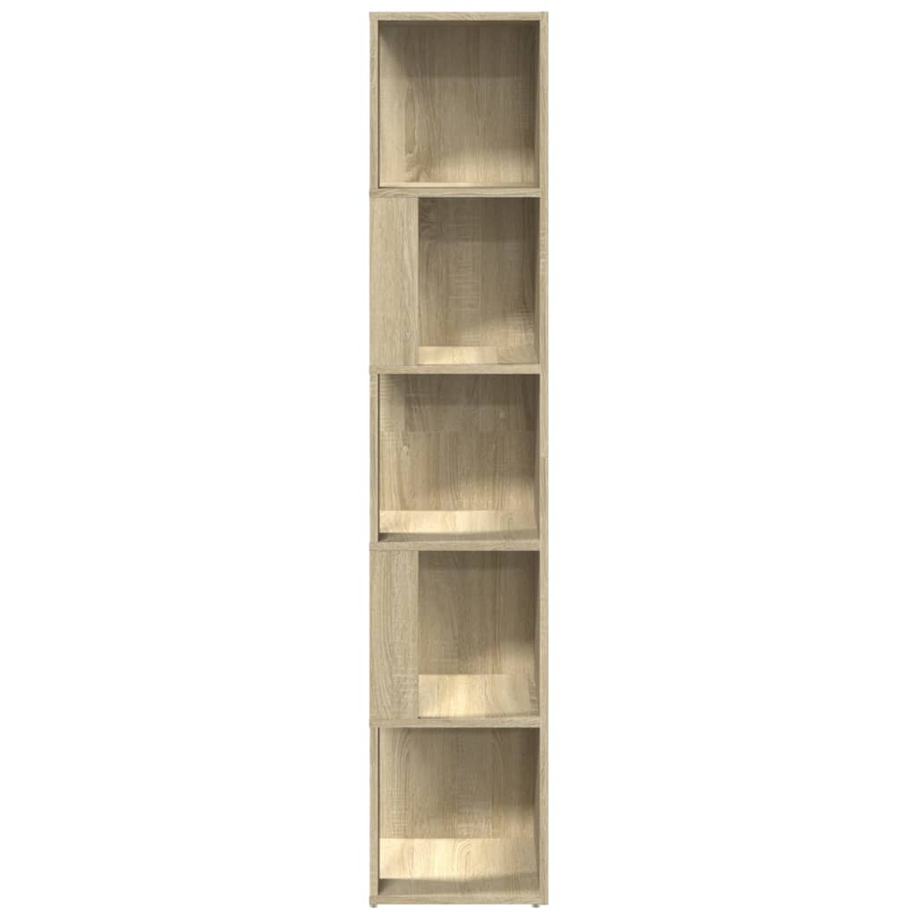 Hjørneskap Sonoma Eik 33X33X164,5 Cm Konstruert Tre