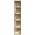 Hjørneskap Sonoma Eik 33X33X164,5 Cm Konstruert Tre