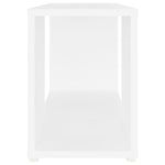 Tv-Benk Hvit 60X24X32 Cm Konstruert Tre