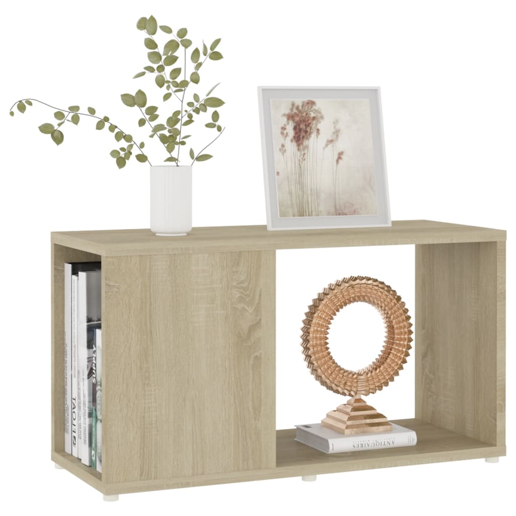 Tv-Benk Sonoma Eik 60X24X32 Cm Konstruert Tre