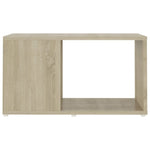 Tv-Benk Sonoma Eik 60X24X32 Cm Konstruert Tre