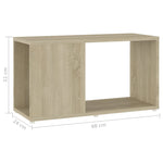 Tv-Benk Sonoma Eik 60X24X32 Cm Konstruert Tre