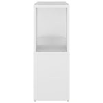 Bokhylle Hvit 60X24X63 Cm Konstruert Tre