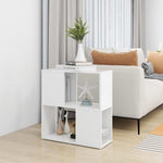 Bokhylle Hvit 60X24X63 Cm Konstruert Tre