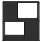 Bokhylle Svart 60X24X63 Cm Konstruert Tre